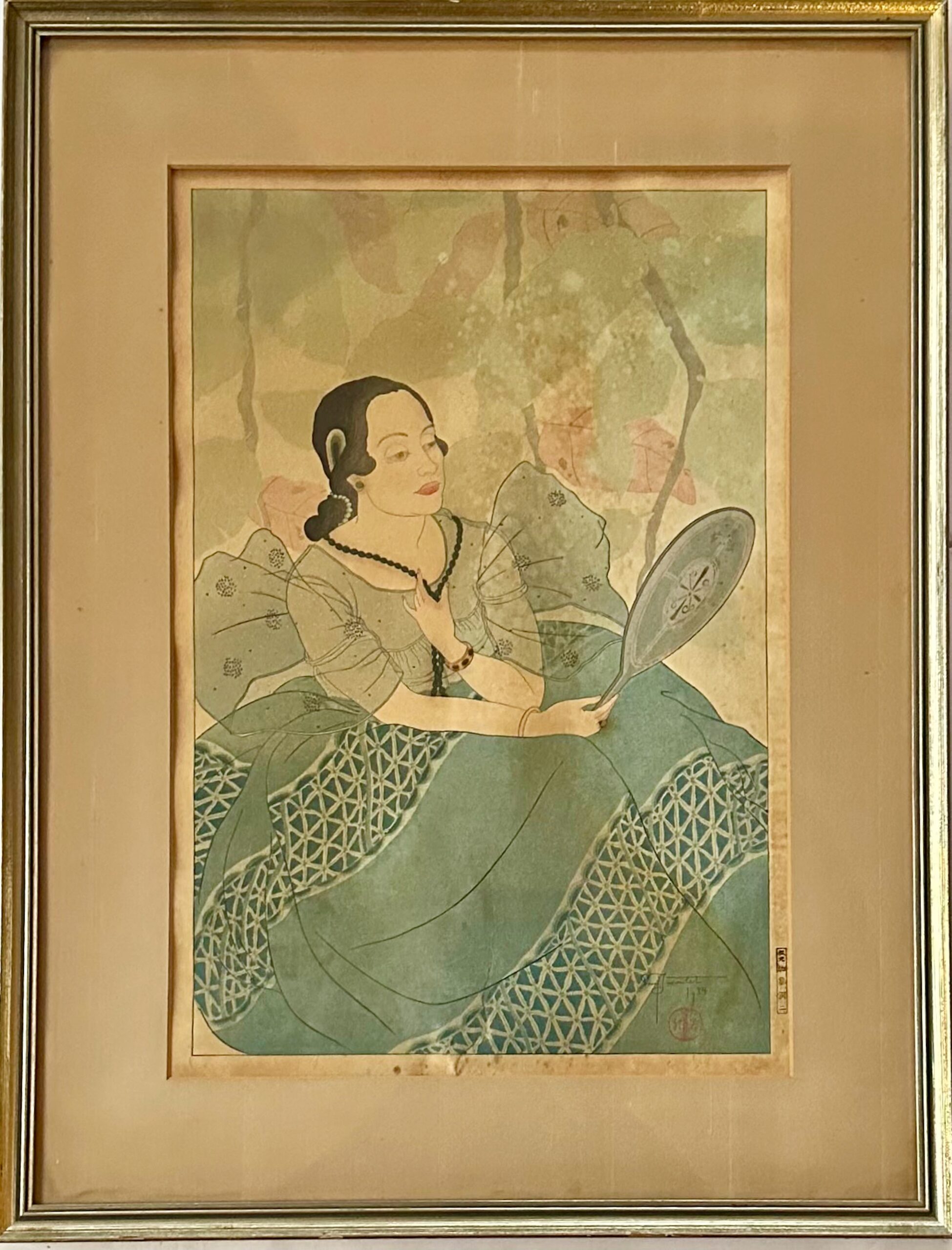 Paul Jacoulet, Portrait of Chamorro Woman, 1934