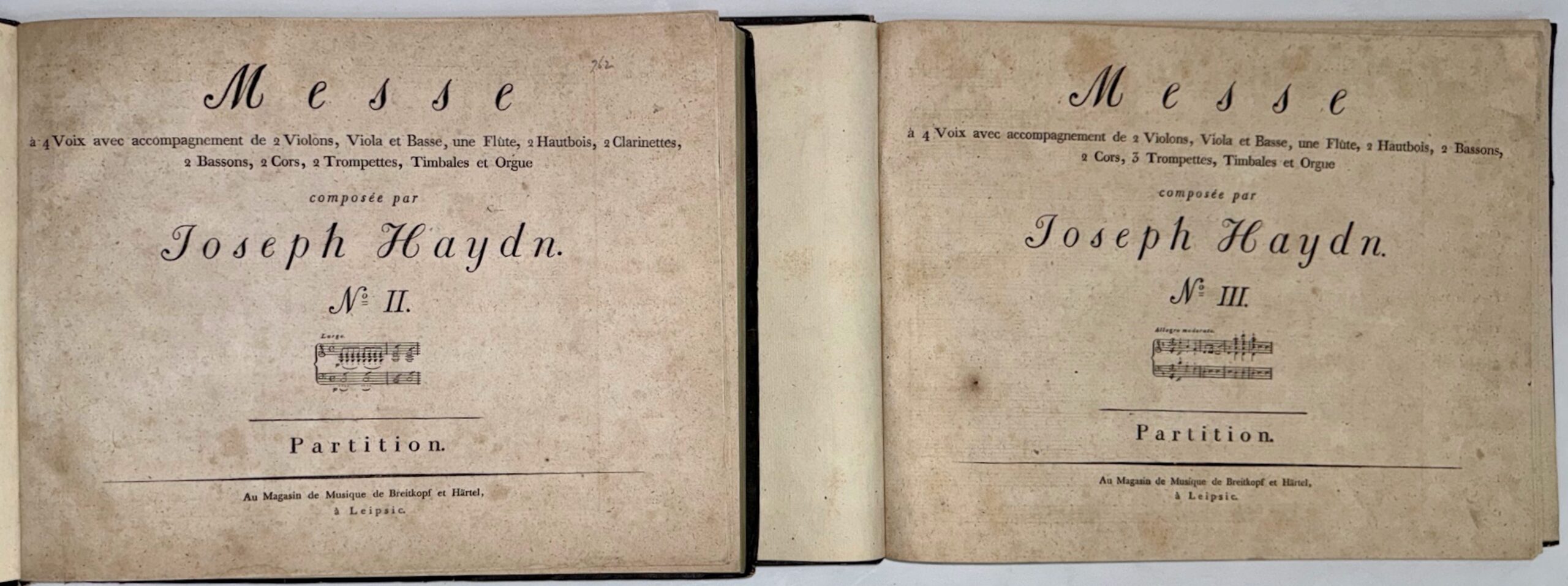 Jospeh Haydn Original Facsimile Manuscript, 1802