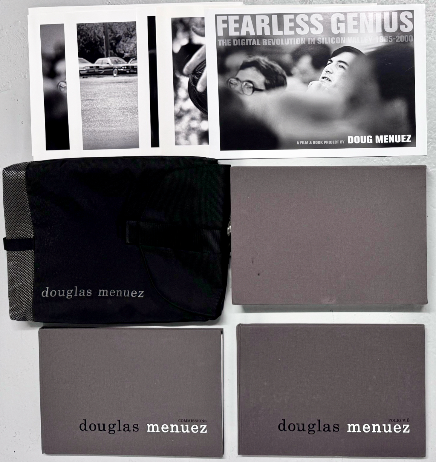 Douglas Munuez Urban Photograph Folios & Steve Jobs Gelatin Silver Prints