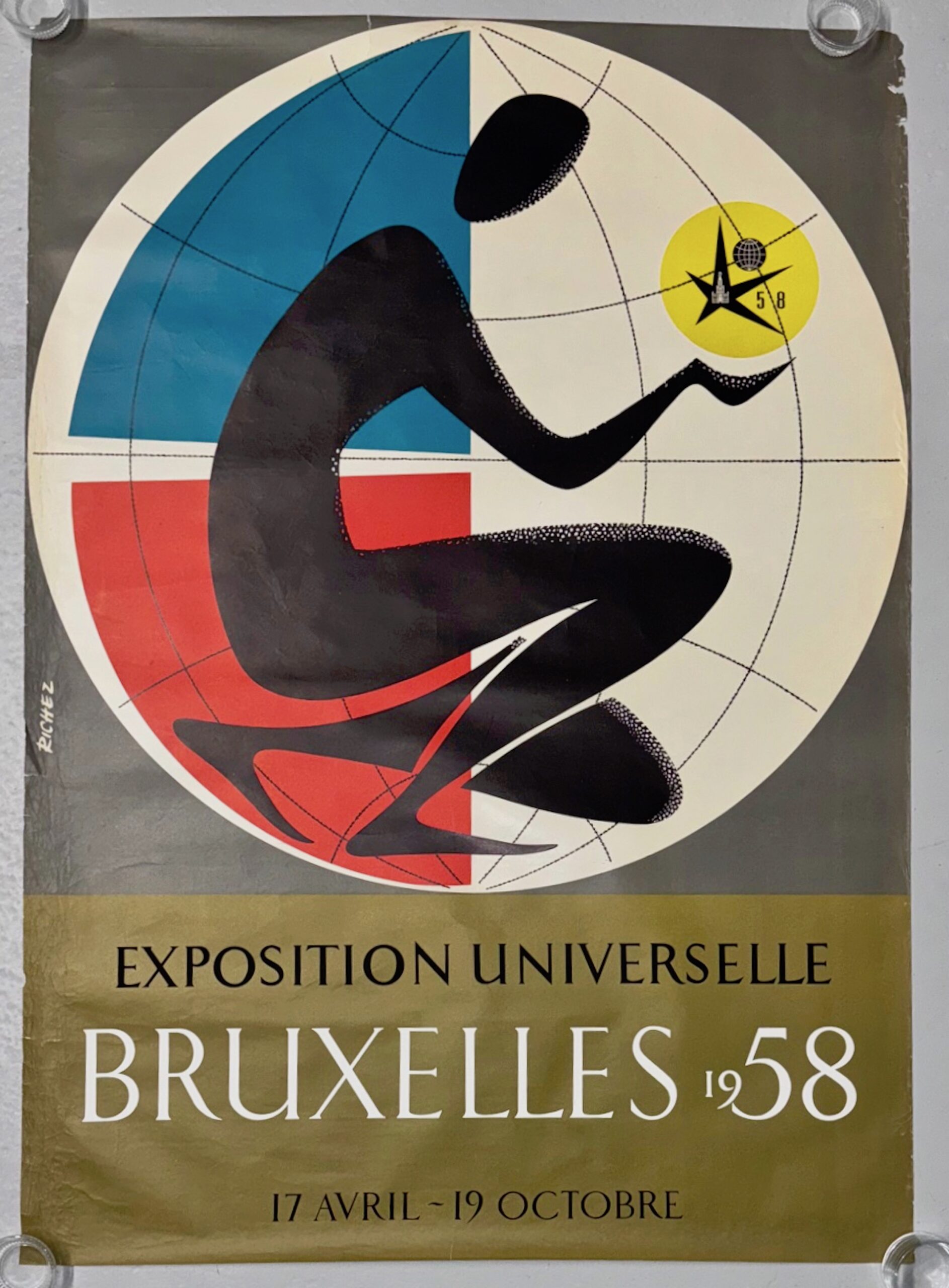 Original Bruxelles Exposition Universelle, 1958