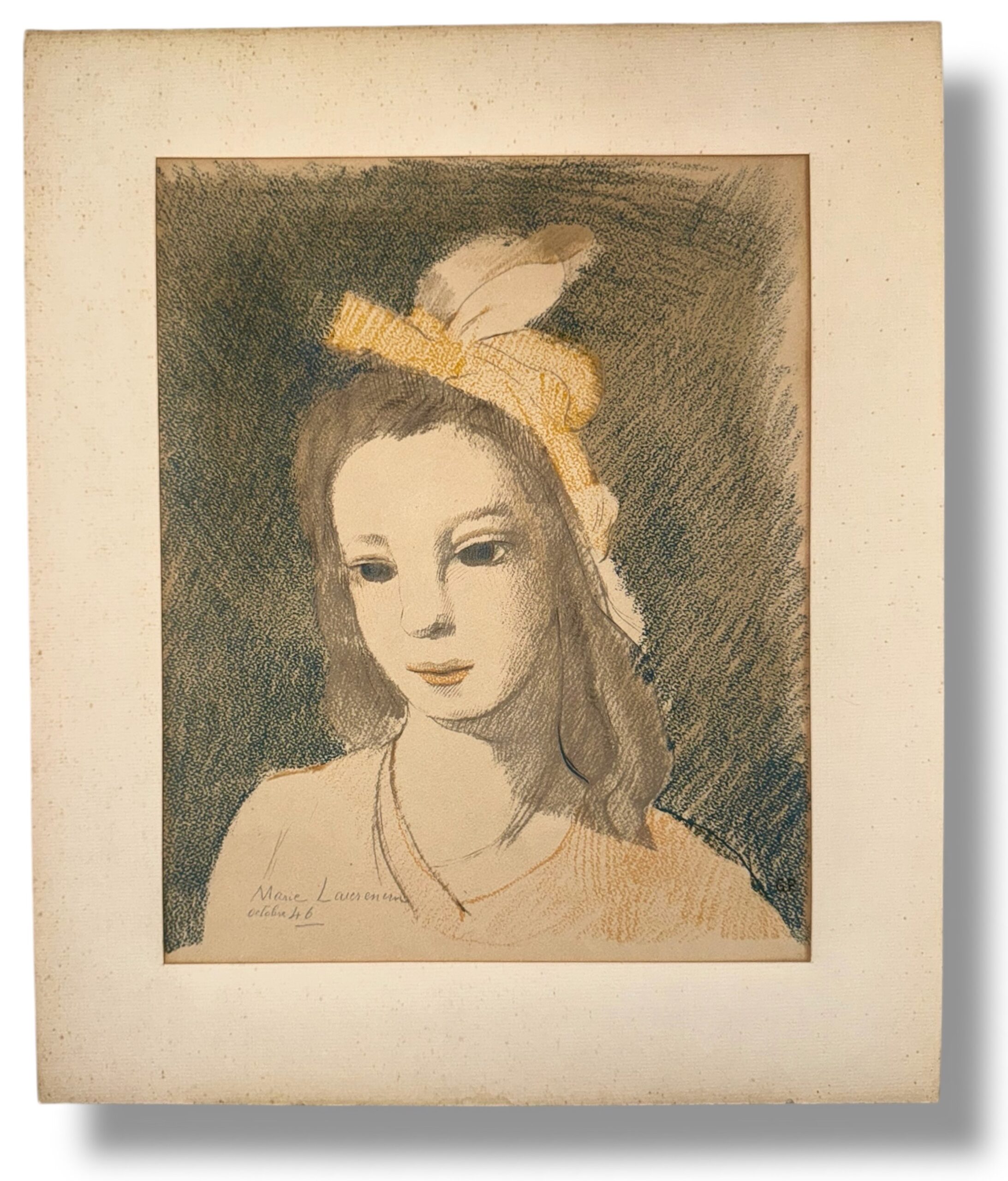 Marie Laurencin, Portrait de Jeune Femme, 1946