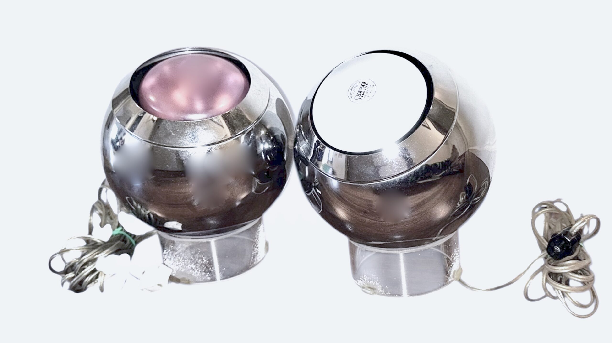 Goffredo Reggiani Mid-Century Modern Eyeball Lamps (pr)