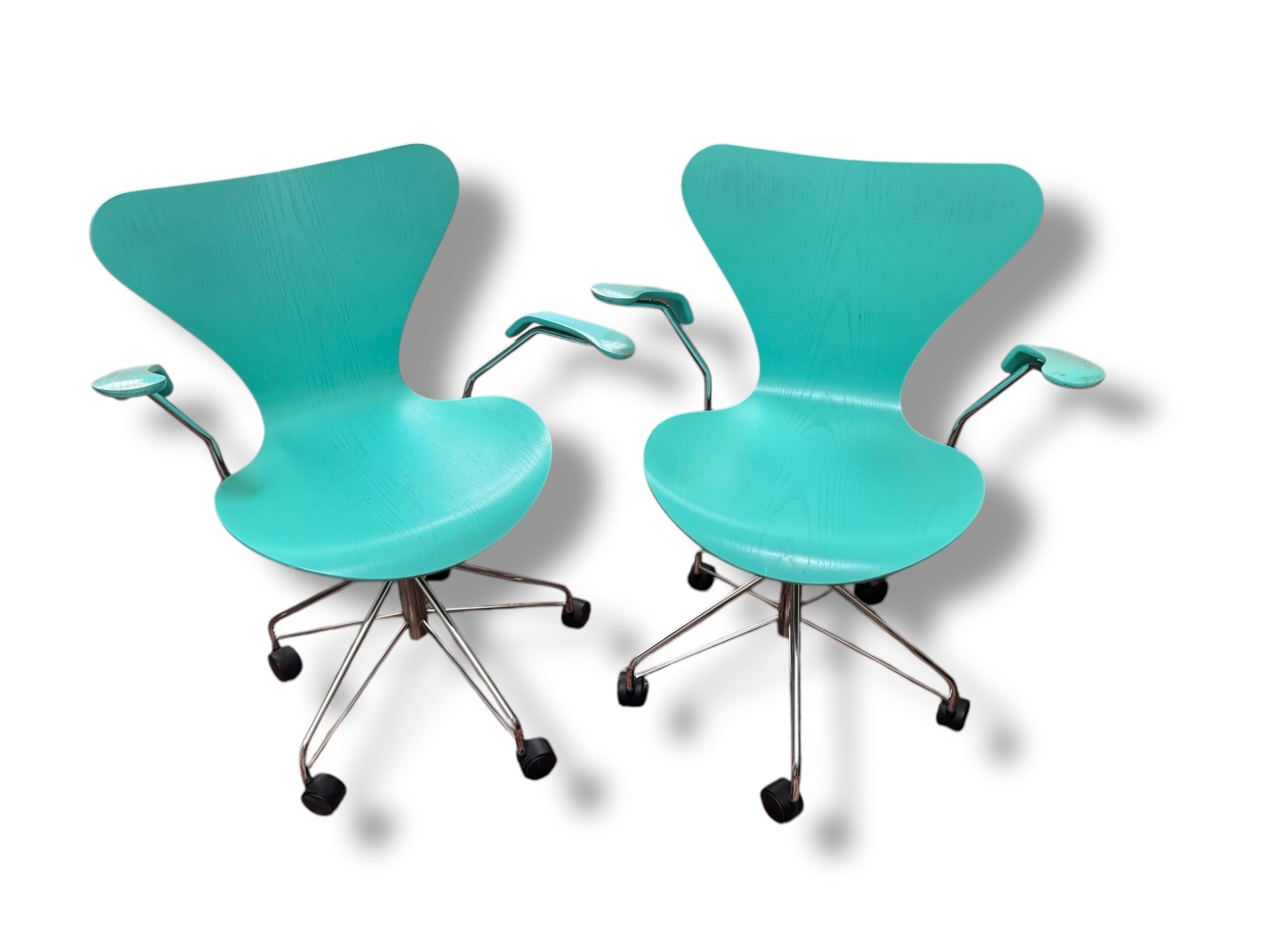 Fritz Hansen Desk Chairs (pr)