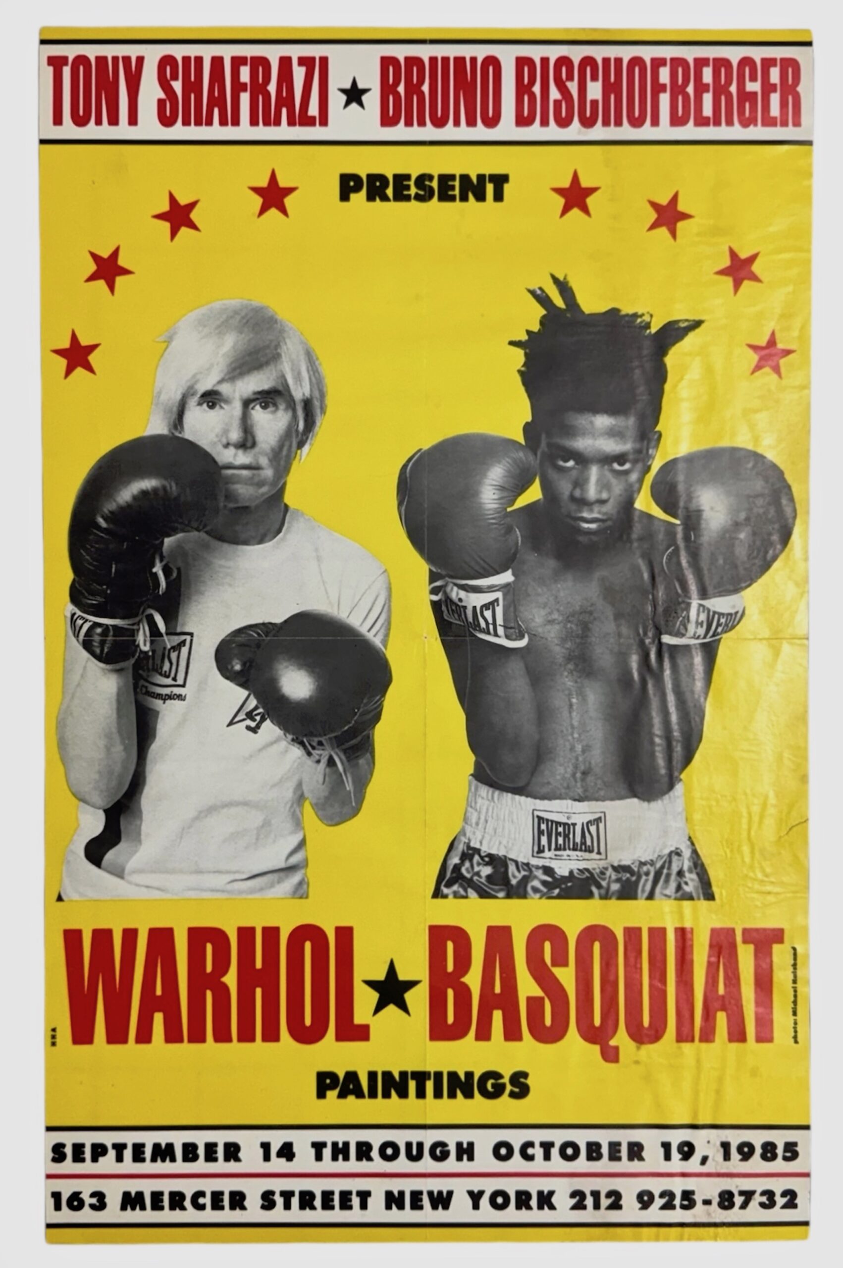 Warhol & Basquiat Paintings Exhibition Poster, 1985