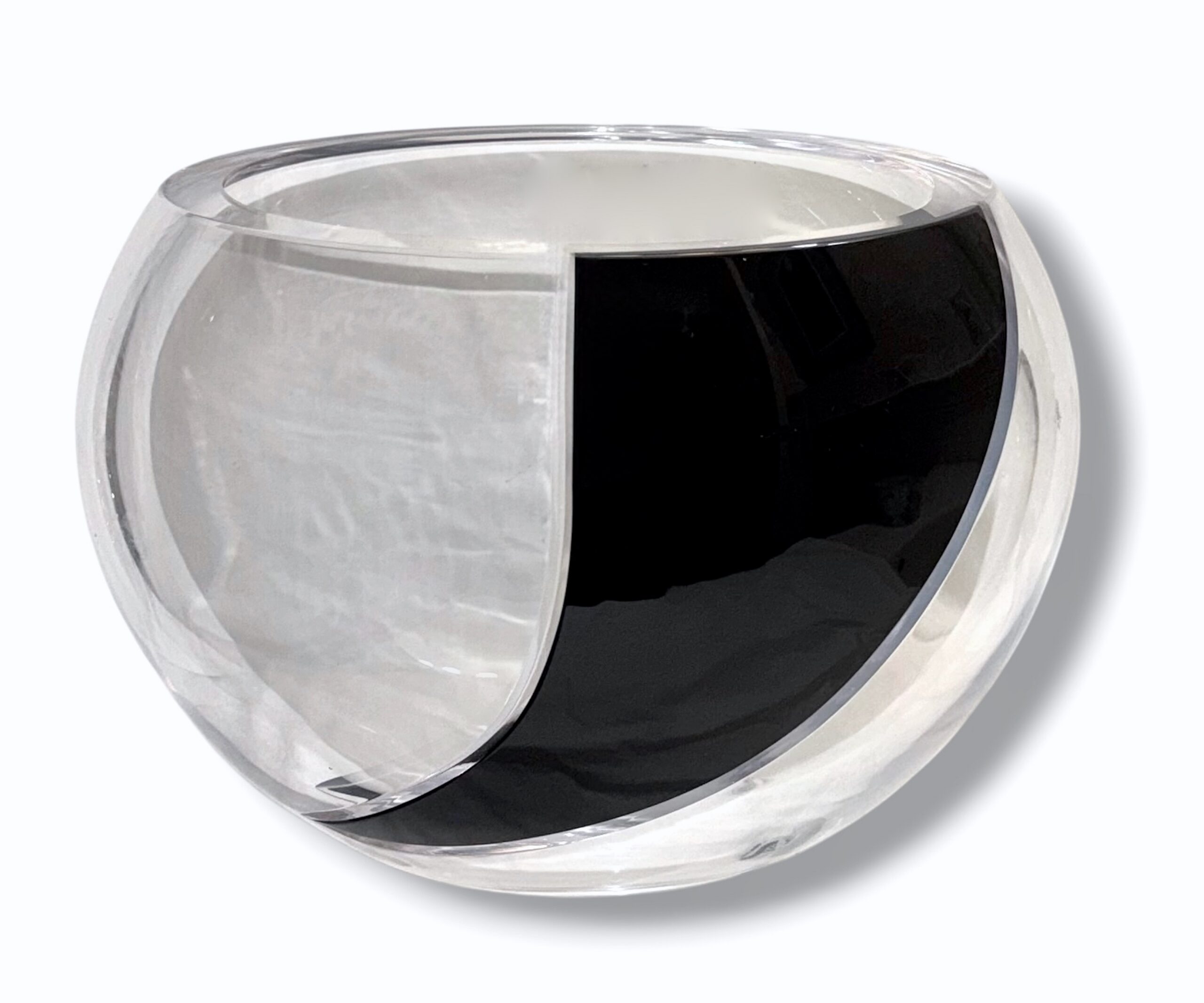 Livio Segusso Italian Murano Art Glass Vase for Oggetti