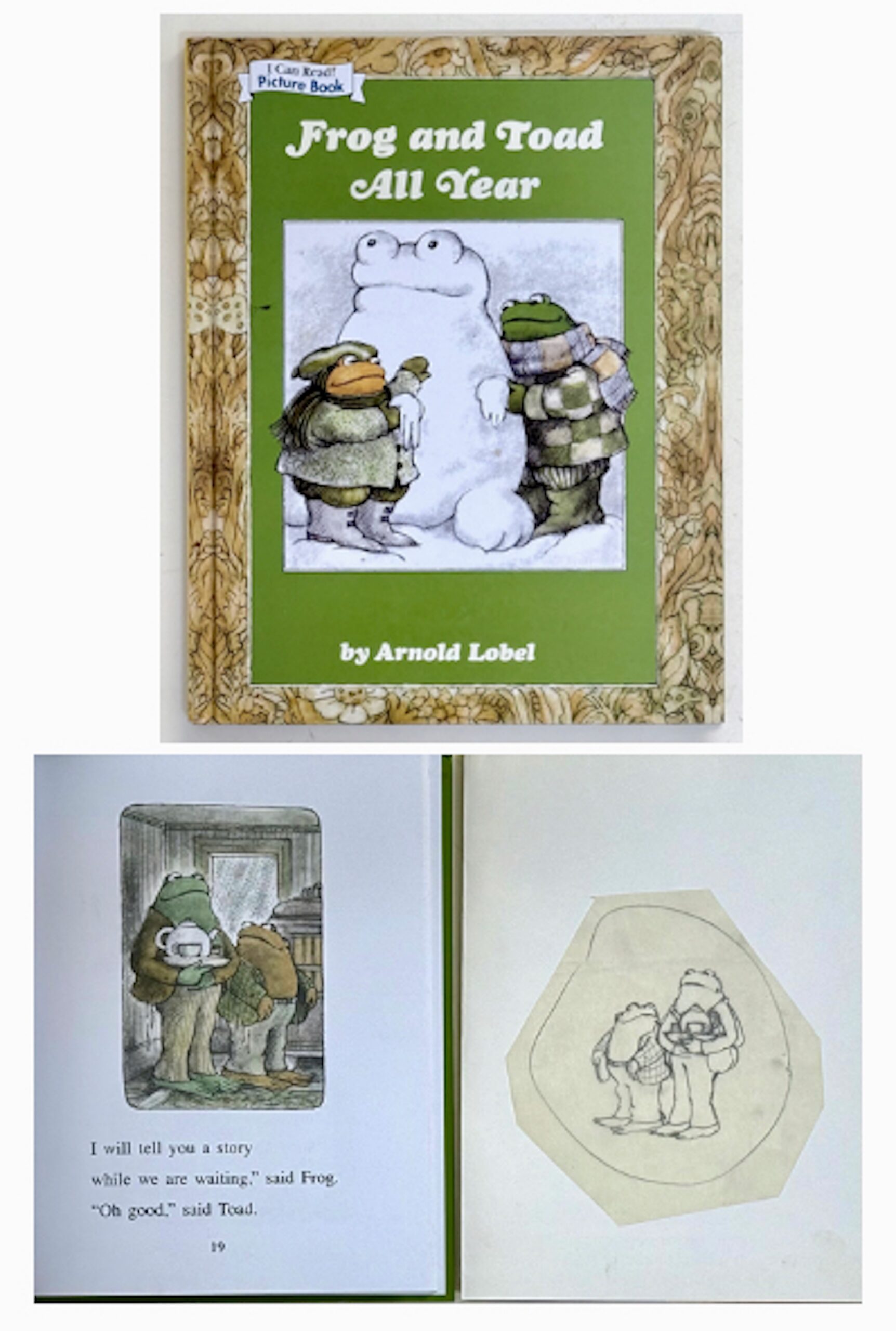 FROG AND TOAD ALL YEAR Original Published Drawing By Arnold Lobel, 1976creenshot